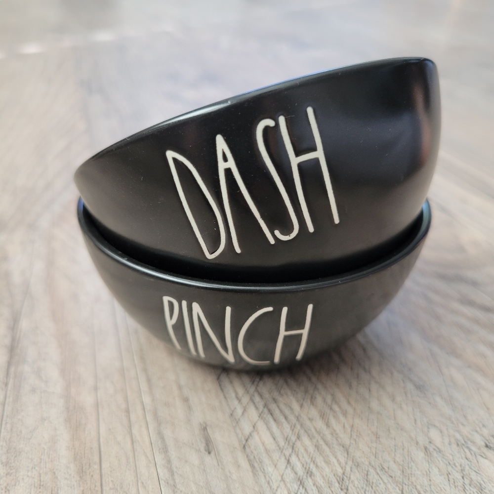 Rae Dunn Mini Seasoning Bowls Set of 2 Black